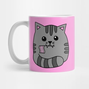 demigirl pride flag cat Mug